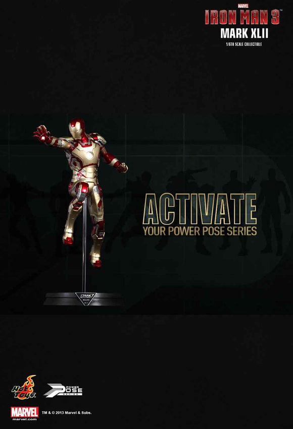 Figurine Hot Toys PPS001 - Marvel Comics - Iron Man 3 - Power Pose Iron Man Mark 42