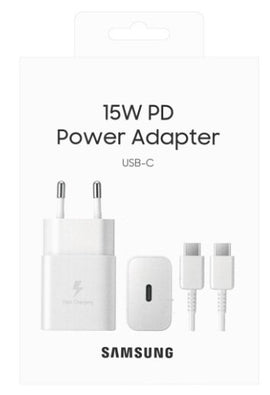 Lādētājs Samsung 15W USB Type-C Power Adapter White