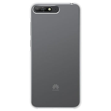 Coque arrière transparente en polycarbonate d'origine pour Huawei Y6 (2018) (blister UE)