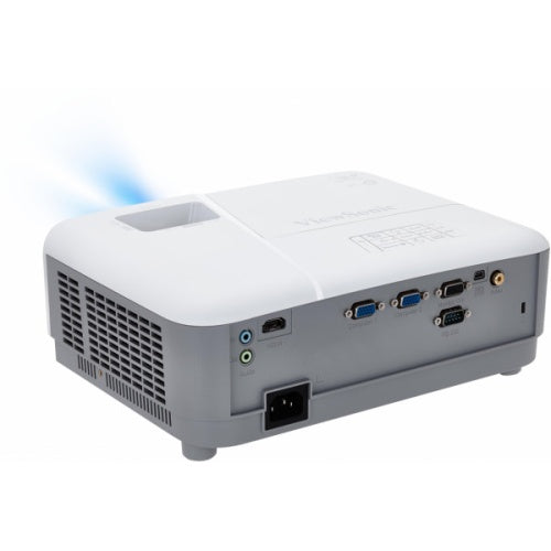 Projecteur viewsonic pa503w lampe led 3 600 lumens résolution wxga 1 280 x 800 contraste 22 000:1 vga x 2 hdmi rs-232 usb 2.0 mini-b mini-jack haut-parleurs  pa503w  tampon vert 4 lei