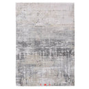 Tapis de salon en coton atlantic streaks - coney grey-1