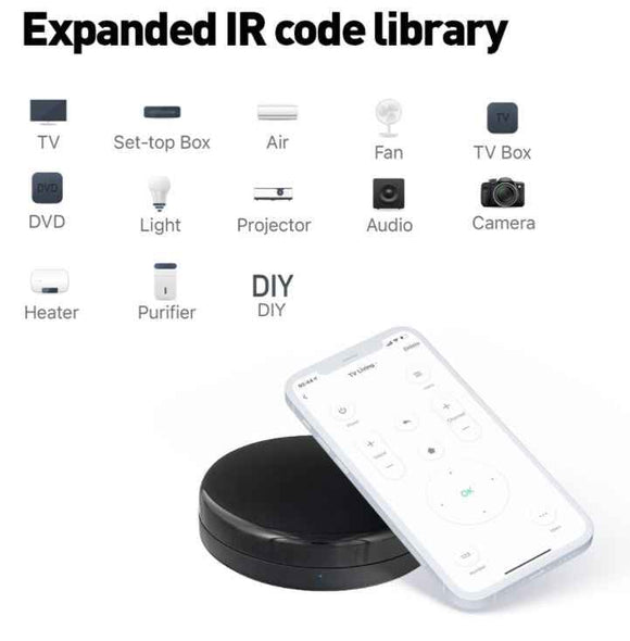 Télécommande intelligente IR Wi-Fi Tellur et capteur de température et d'humidité
