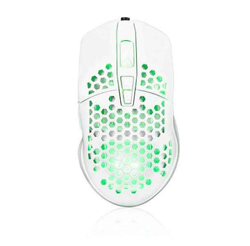 Logic Wired LM-STARR-ONE-LIGHT Gaming Mouse with USB / 1.8m / 6400 DPI / White