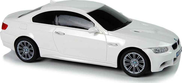 Volant pilote télécommandé BMW M3 blanc 2.4G 1:18 son lumières
