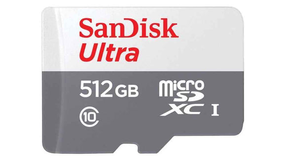 Atmiņas karte SanDisk Ultra microSDXC 512GB + Adapter