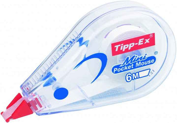 Ruban correcteur BIC MINI POCKET MOUSE 5 mm x 6 m, boîte de 10 pièces. 512085