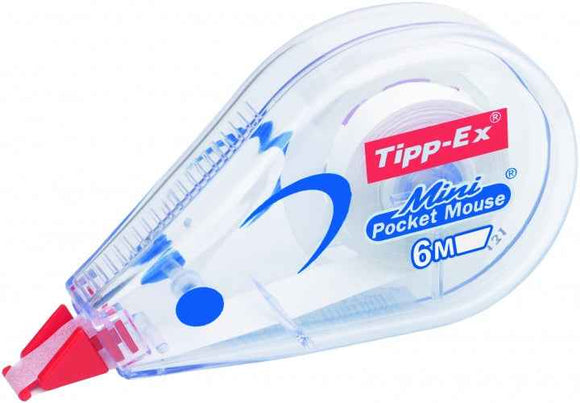 Ruban correcteur BIC MINI POCKET MOUSE 5 mm x 6 m, boîte de 10 pièces. 512085