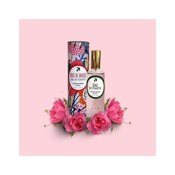 Eau de toilette rose de grasse 100% made in france - 100ml