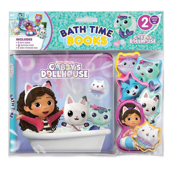 Gabby's Dollhouse Bathtime Book with Eva Bag
