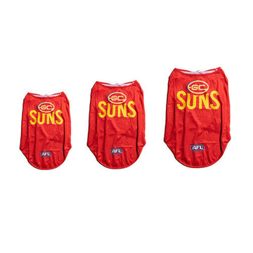 AFL Gold Coast Suns Pet Jersey - 0