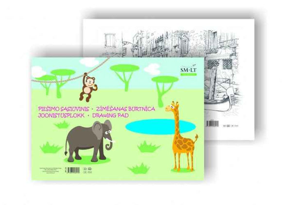 Drawing pad SMLT A4, 20sheets 120g