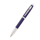 100 Blue Lacquer/Chrome Plated SS Pen-2