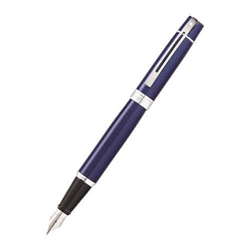 300 Blue Lacquer/Chrome Plated Pen - 0