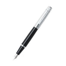 300 Glossy Black/Chrome Cap/Chrome Plated Pen-5