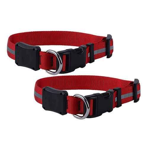 Nite Dawg Red LED Dog Collar