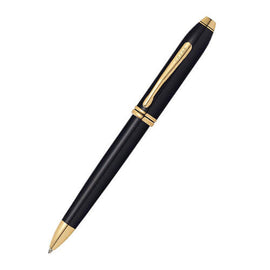 Townsend 23CT Gold Plated Black Lacquer Pen - 0