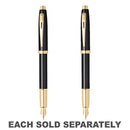 Sheaffer 100 Black Lacquer w/ Gold Fountain Pen-1