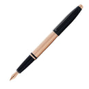 Cross Calais Brushed Rose Gold and Black Fountain Pen-4