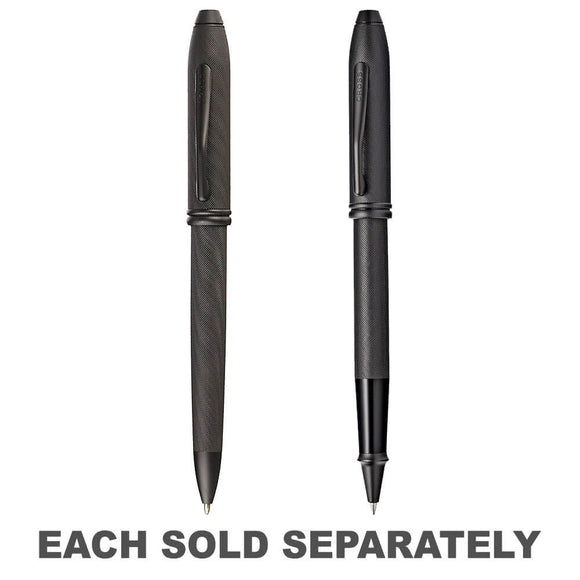 Townsend Black MicroKnurl and Matte Black Pen