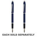 Century ll Blue Lacquer Fountain Pen w/ Chrome PT-1