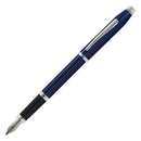 Century ll Blue Lacquer Fountain Pen w/ Chrome PT-4