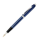 Townsend Quartz Blue Lacquer Medium Point Fountain Pen-1