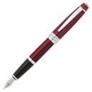 Cross Bailey Red Lacquer Fountain Pen with Medium Nib-1