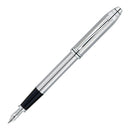 Lustrous Chrome Fountain Pen w/ Glossy Black PVD Trim-5