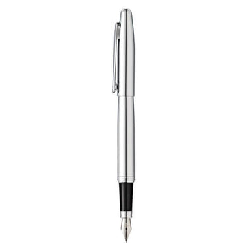 Sheaffer VFM Chrome Fountain Pen - 0