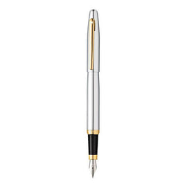 Sheaffer VFM Chrome Fountain Pen with Gold Tone - 0