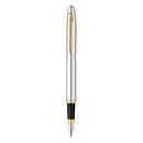 Sheaffer VFM Chrome Fountain Pen with Gold Tone-4