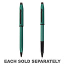 Century II Translucent Green w/ Black Trim Pen-1