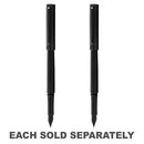 Engraved Matte Black Fountain Pen w/ Black Trim-1