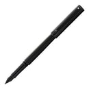 Engraved Matte Black Fountain Pen w/ Black Trim-3
