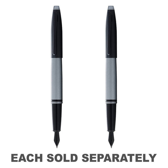 Cross Calais Fountain Pen (Matte Grey/Black)