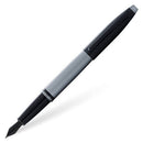 Cross Calais Fountain Pen (Matte Grey/Black)-2