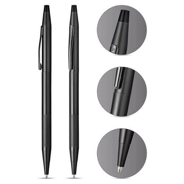 Classic Century Ballpoint Pen (Black & MicroKnurl) - 0
