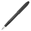 Townsend Black MicroKnurl & Matte Black Fountain Pen-2