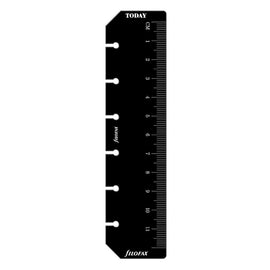 Filofax Pocket Ruler/Page Marker (Black)