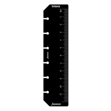 Filofax Pocket Ruler/Page Marker (Black)