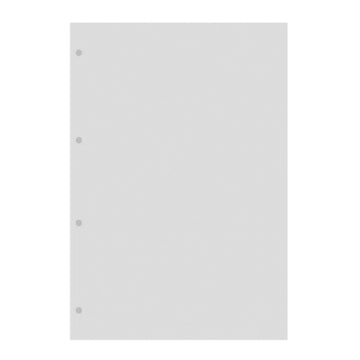 Filofax A4 Transparent Flyleaf with Tab