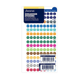Filofax Multifit Organiser Stickers Large 2pk