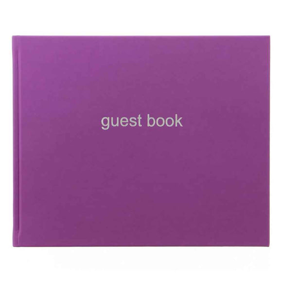 Letts Dazzle Quarto Lined Landscape Guest Book