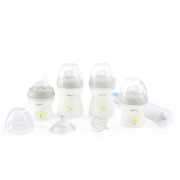 Chicco Natural Bottle Starter Set Large Bee Design