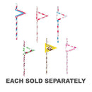 Cupcake Straws 19cm 24pk
