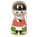 Boy with Hat Small Canister and Spoon