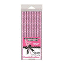 Cupcake White-Dotted Straws 19cm 24pk