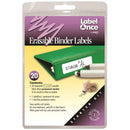 Erasable Binder Labels