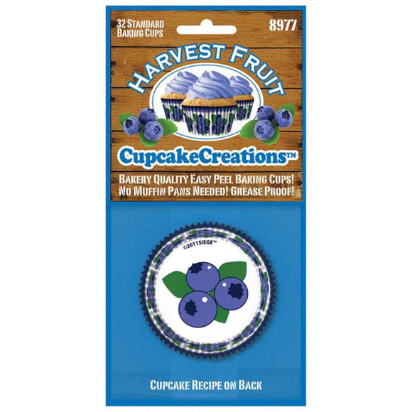 Standard Harvest Fruit Cupcake Baking Cups 32pk
