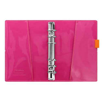 Filofax Domino Stripes Personal Patent Organiser (Ornge/Pnk)